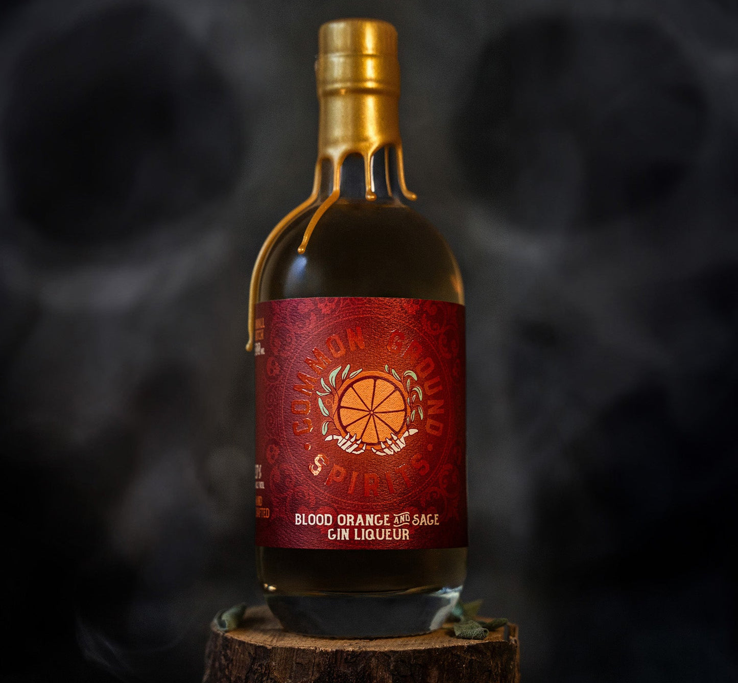 Common Ground Spirits - Blood Orange and Sage Gin Liqueur - 500ml